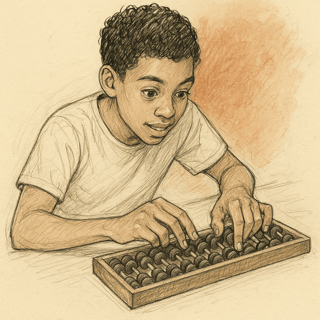 Abacus rhythm with fingers building mental math fluency and working memory